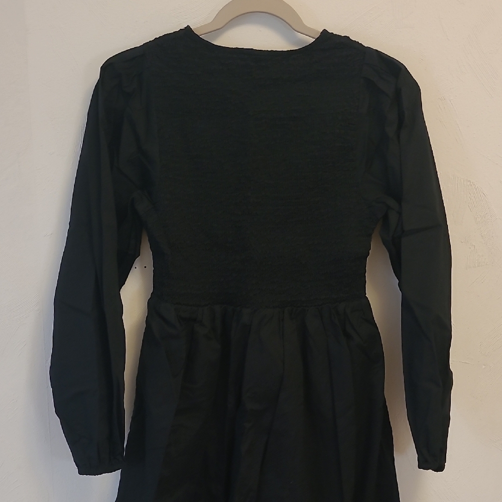 Old Navy Elegant Black Long Sleeve Dress - Picture 12 of 14